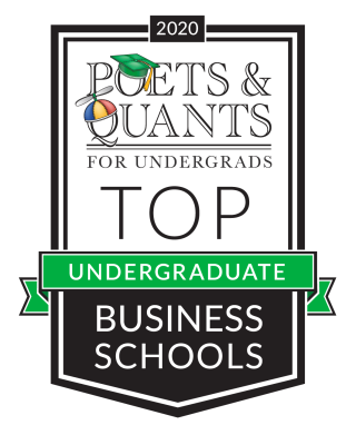 Logo for Poets & Quants undergraduate business program rankings