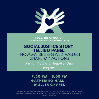 Social Justice Story-Telling Panel