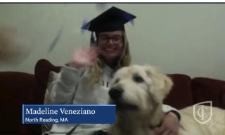 Madeline Veneziano graduating