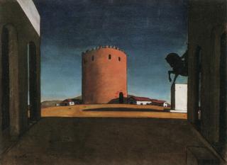 De Chirico, "The Red Tower"