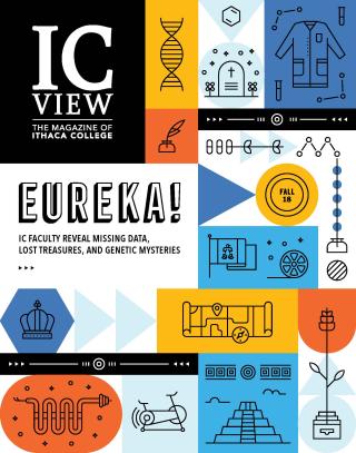 ICView magazine cover with the word "Eureka!"