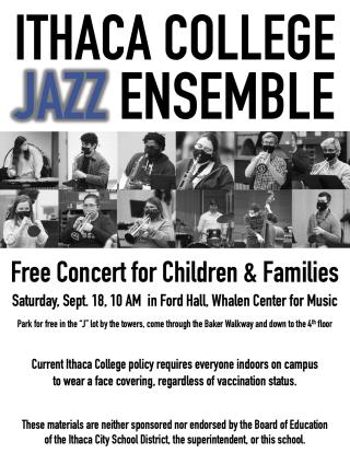 Jazz Ensemble Children's Concert Poster