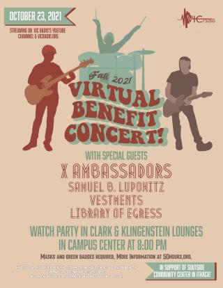 VIC Radio is hosting its second annual Virtual Fall Benefit Concert on Saturday, October 23rd in support of Southside Community Center in Ithaca. 