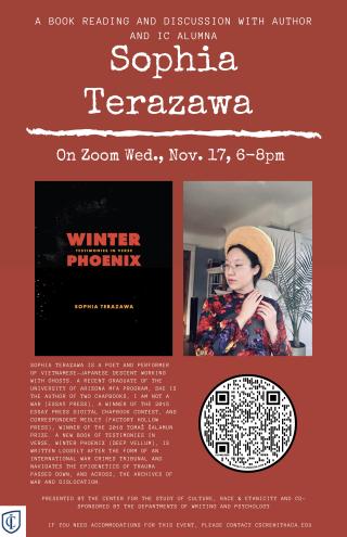 Sophia Terazawa Reading Nov. 17
