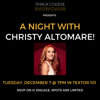 IC Showchoir Presents: A Night with Christy Altomare!