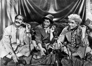 marx brothers from 1946 sitting