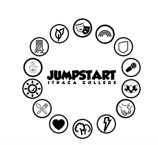 Jumpstart Program logo with 14 symbols
