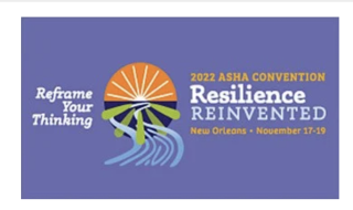 ASHA Logo for 2022 Convention, New Orleans, LA