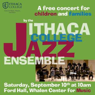 poster for Jazz Ensemble Children's Concert