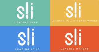 Four SLI logos for each path - Leading Self, Leading in a Diverse World, Leading at IC, and Leading Others