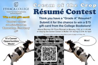 Cream of the Crop Résumé Contest Poster