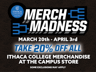 20% off all merch at the Campus Store