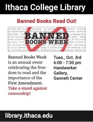 Banned Books Read Out poster