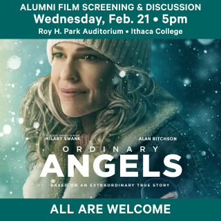 "Ordinary Angels" screening on Wednesday, February 21st at 5pm in the Park Auditorium