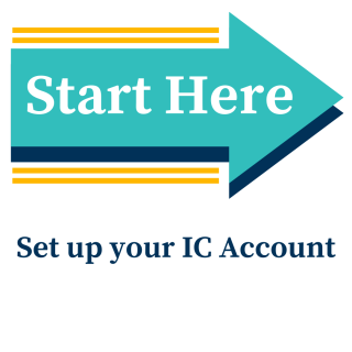 Start here, set up your IC Account