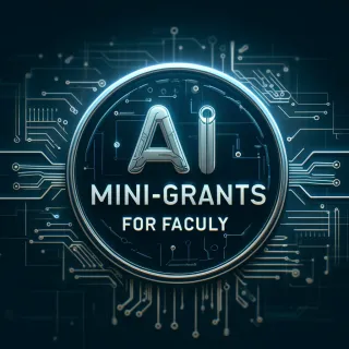 AI minigrants for faculty in an electronic background