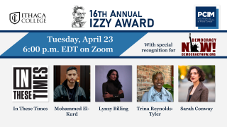 Izzy Award poster