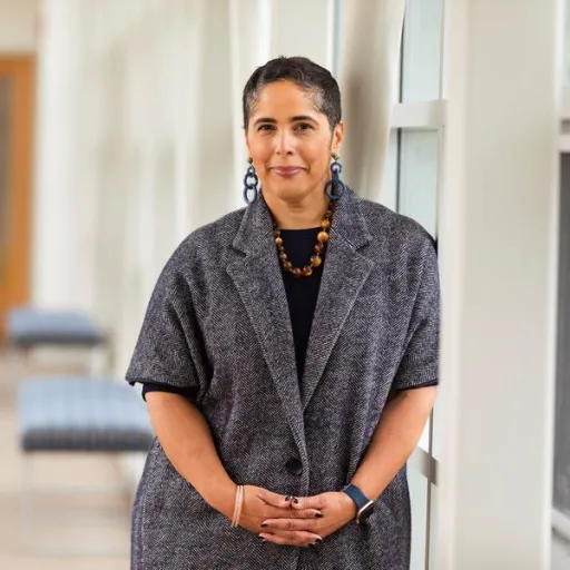 Posing in interior space.