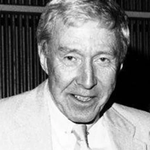 Black and white portrait.