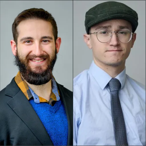 Noah Rosenzweig '24 and Mikolaj Konieczny '24