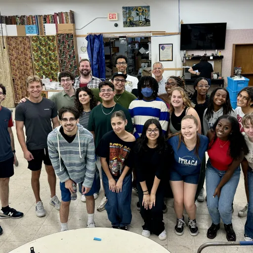 The Park Scholars posing after a hard days work