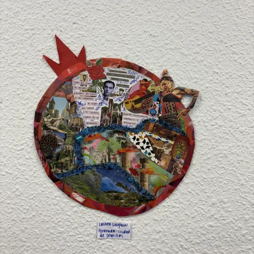 Original artwork inspired by study abroad, Lauren Leighow.