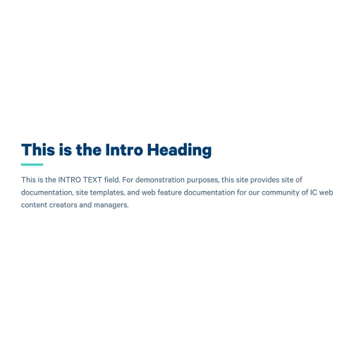 intro heading example image