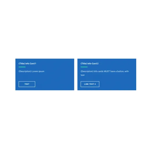 Example of the "Card: Info" card